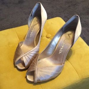 Nina Gold Heels